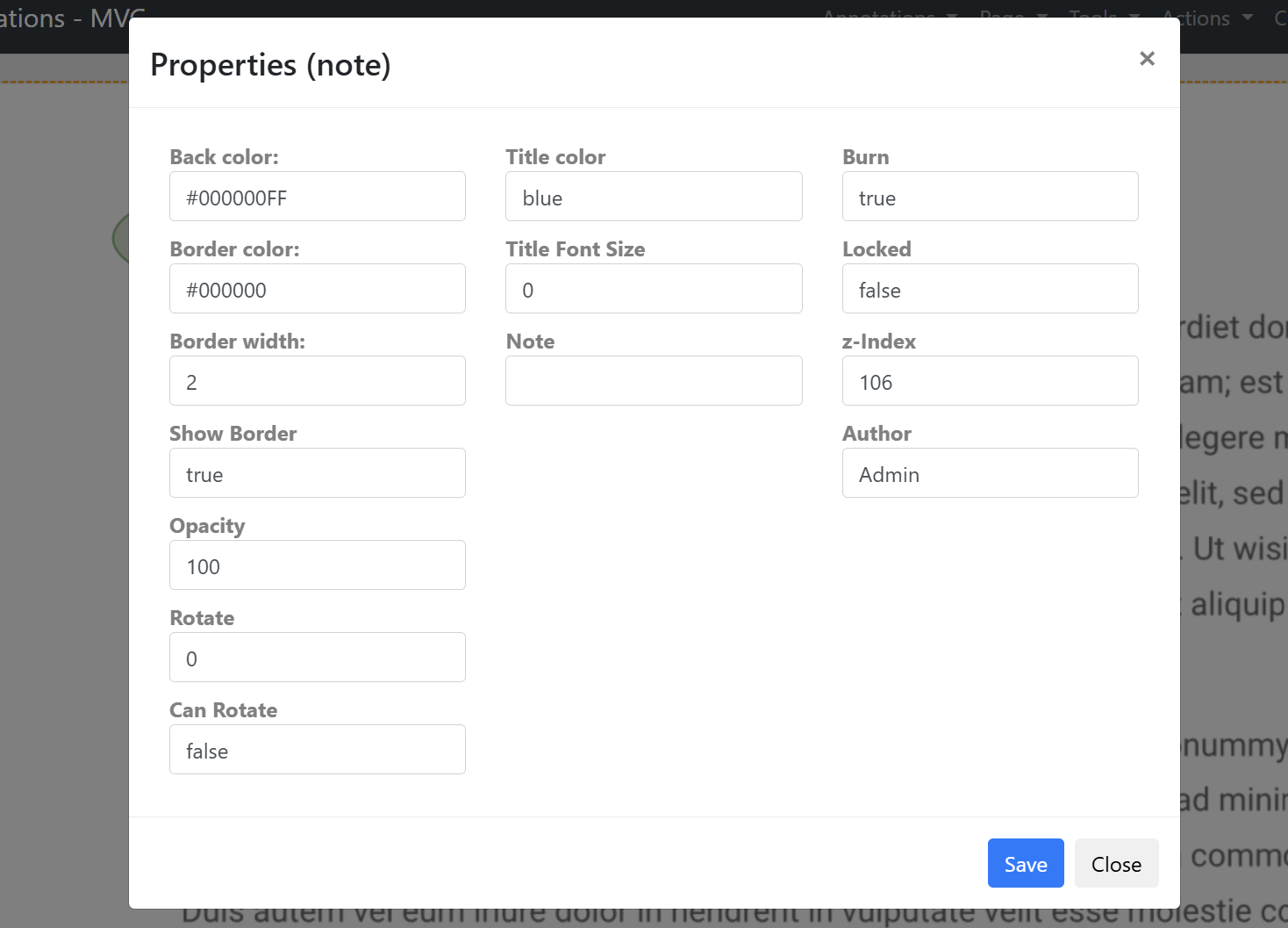 Annotation plugin preview